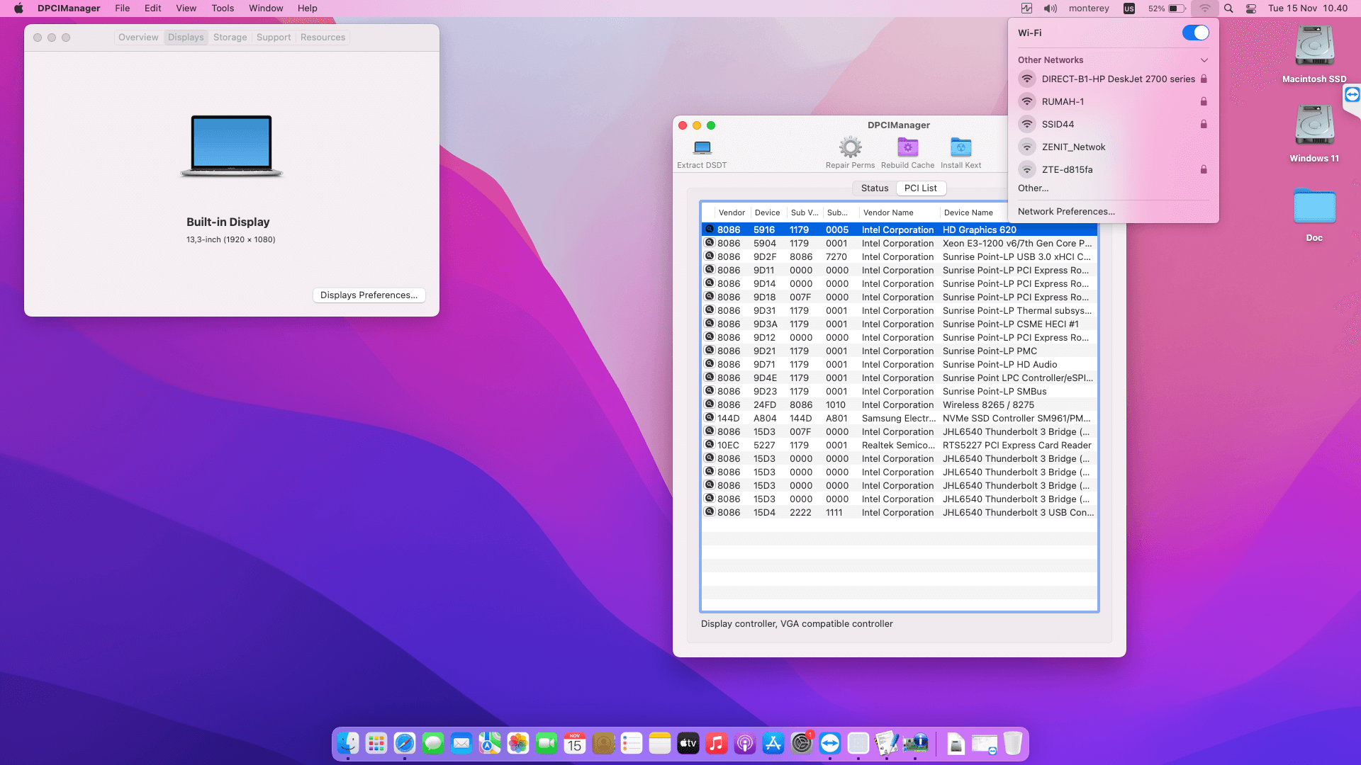 Toshiba Portege X30 D [KabyLake   Intel HD 620 + PS2]   OpenCore 2